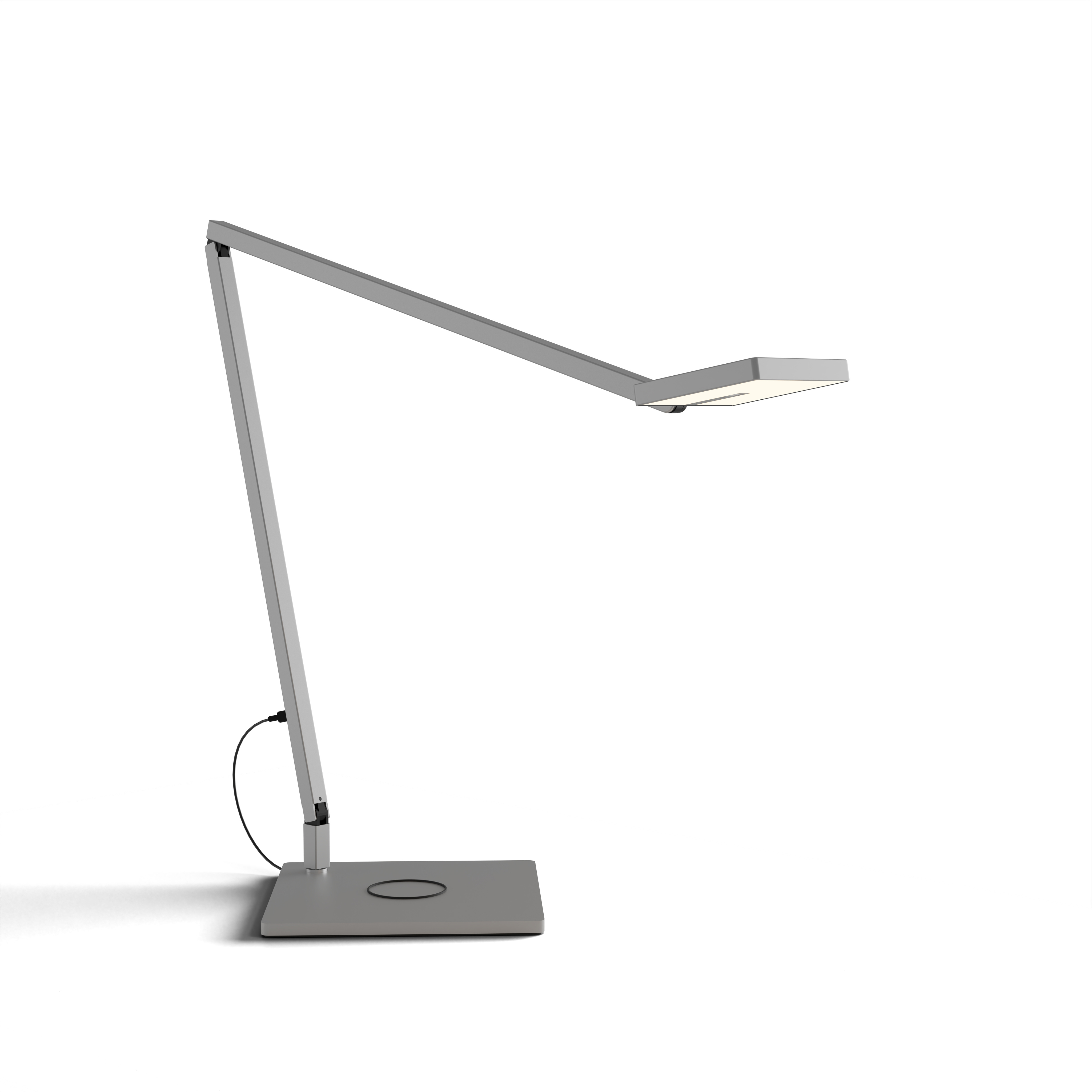 Focaccia 18.25 inch 7.00 watt Silver Desk Lamp Portable Light